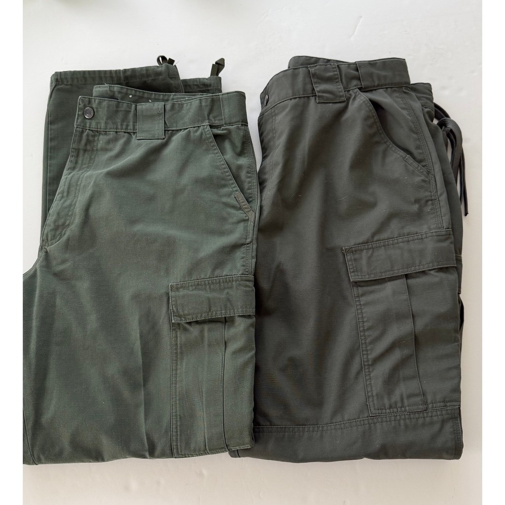 5.11 Tactical Series Waist 39.5-43 Green Cargo Pants 74003 XL Long Utility 2 Pr